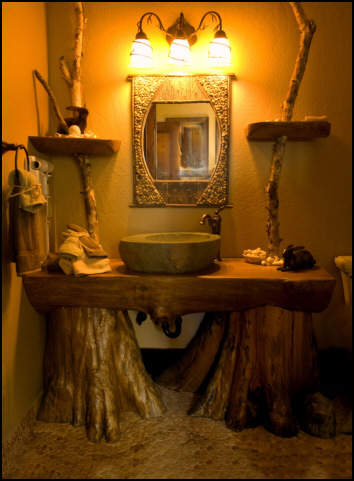 rustic bathroom vanities are the perfect way to complete